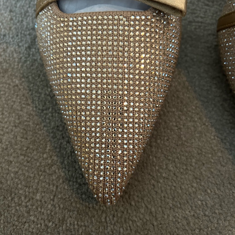 Cosy Island Bowtention Diamond Pointed Toe Heeled Mules - Picture 8 of 11